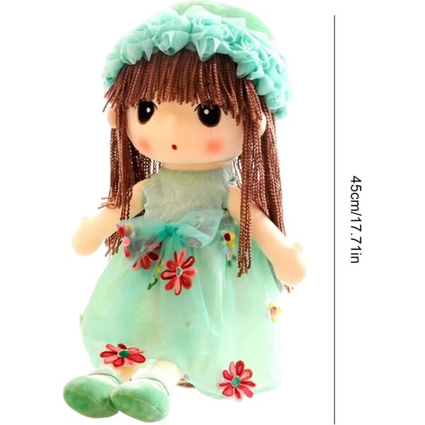 Bambola di Peluche Morbida 43 cm - Compagna di Sonno e Decorazione Camera Bambini