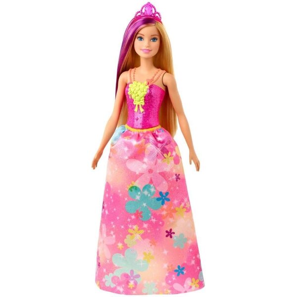 Barbie Dreamtopia Prinzessin mit paillettenbesetztem Oberteil und Tiara – Märchenpuppe
