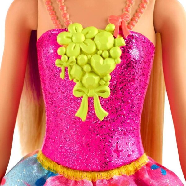 Barbie Dreamtopia Prinzessin mit paillettenbesetztem Oberteil und Tiara – Märchenpuppe