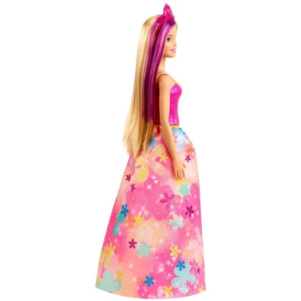 Barbie Dreamtopia Prinzessin mit paillettenbesetztem Oberteil und Tiara – Märchenpuppe