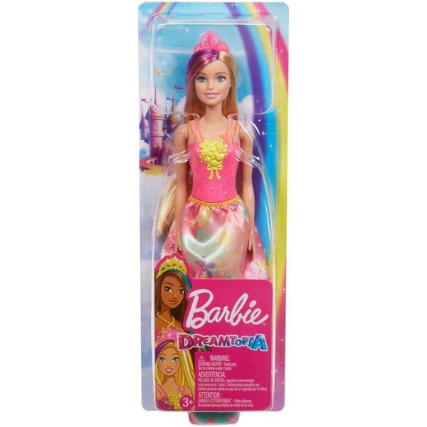 Barbie Dreamtopia Prinzessin mit paillettenbesetztem Oberteil und Tiara – Märchenpuppe