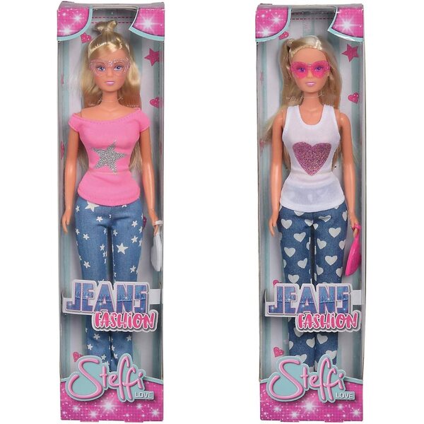 Steffi Love Jeans Fashion – Puppe mit Jeans und Accessoires, 3+ Jahre, Simba