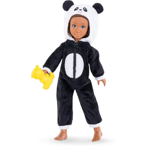 Corolle Girls Melody Pyjama Partypuppe 28 cm mit 7 Zubehörteilen für Mädchen ab 4 Jahren