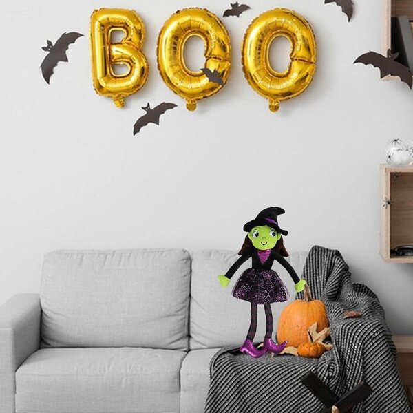 Halloween-Puppe 40 cm aus PP-Baumwolle – Dekorativer weicher Plüsch für Kinder