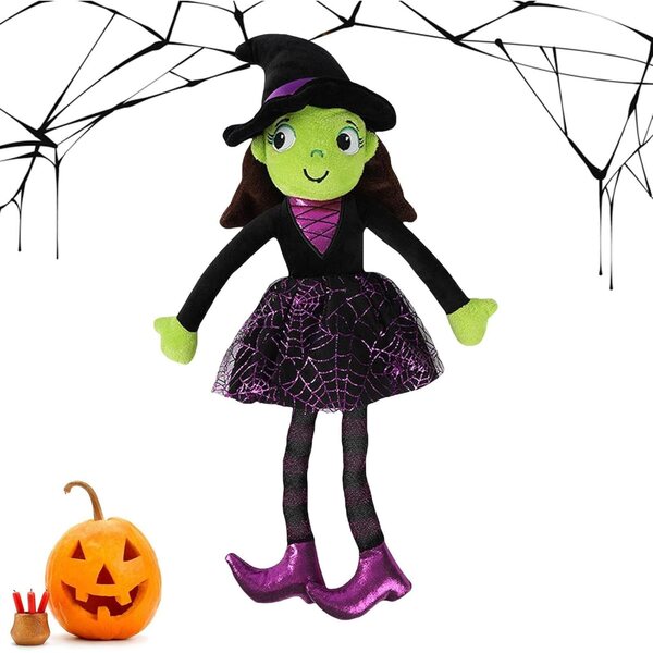 Halloween-Puppe 40 cm aus PP-Baumwolle – Dekorativer weicher Plüsch für Kinder
