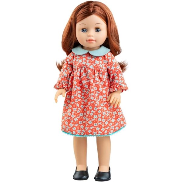Paola Reina Becca Puppe 42 cm – Realistische Puppe mit weichem Körper und beweglichen Gliedmaßen