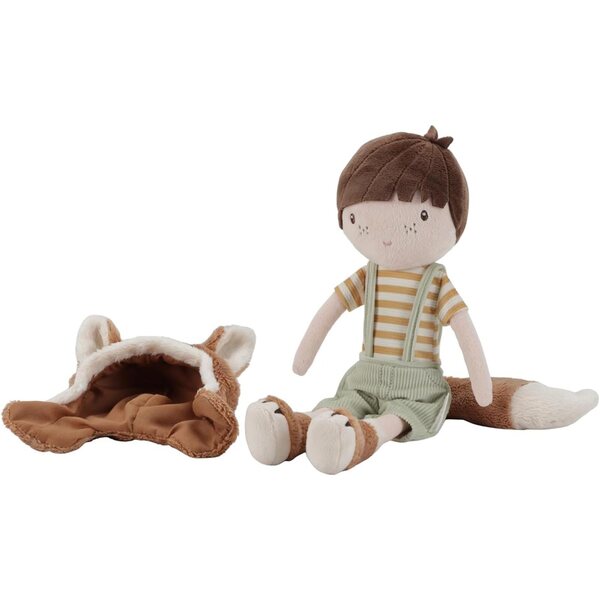Peluche Little Dutch Fox Sam 35 cm - Compagnon doux et câlin pour les enfants
