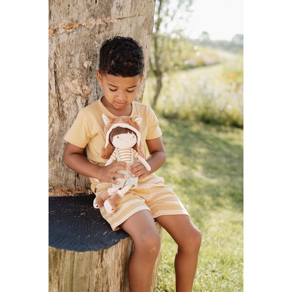 Peluche Little Dutch Fox Sam 35 cm - Compagnon doux et câlin pour les enfants