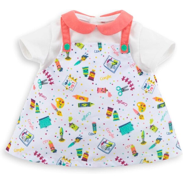 Corolle Vestito Mon Grand Poupon per Bambole 36 cm - Completo Artistico per Gioco Creativo