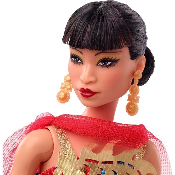 Barbie Anna May Wong da Collezione con Abito Rosso e Drago Dorato - Serie Inspiring Women