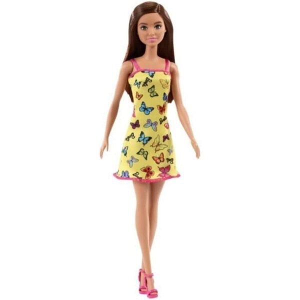Barbie Abito Giallo Fantasia Farfalle - Vestito Elegante per Compleanno