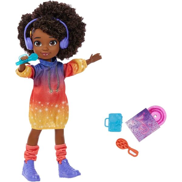 Karma's World Singing Doll mit 2 Liedern und exklusivem Musikzubehör