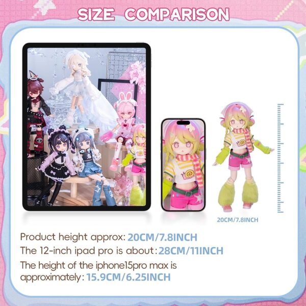XiDonDon Blind Box 1/12 BJD Anime Figur – Komplettes Sammlerset 6+1 Hidden Edition