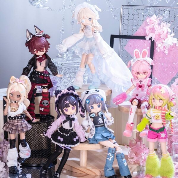 XiDonDon Blind Box 1/12 BJD Anime Figur – Komplettes Sammlerset 6+1 Hidden Edition