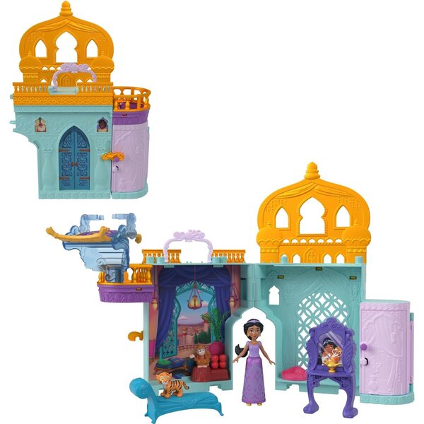 Mattel Disney Princess Jasmine's Castle Spielset mit Puppe und Zubehör ab 3 Jahren