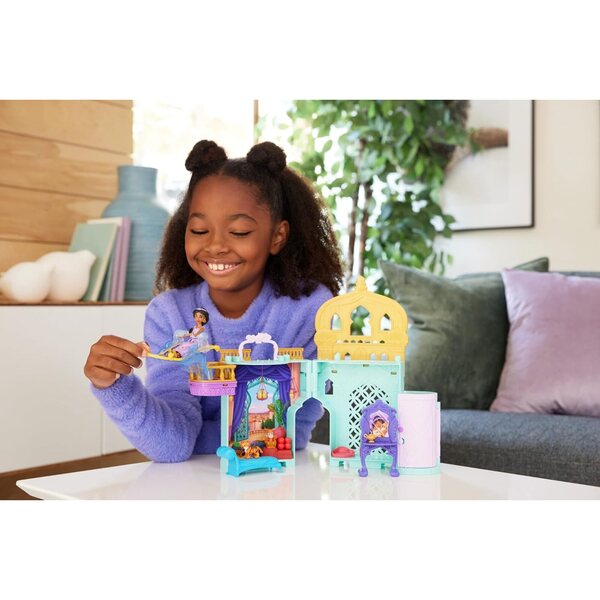 Mattel Disney Princess Jasmine's Castle Spielset mit Puppe und Zubehör ab 3 Jahren