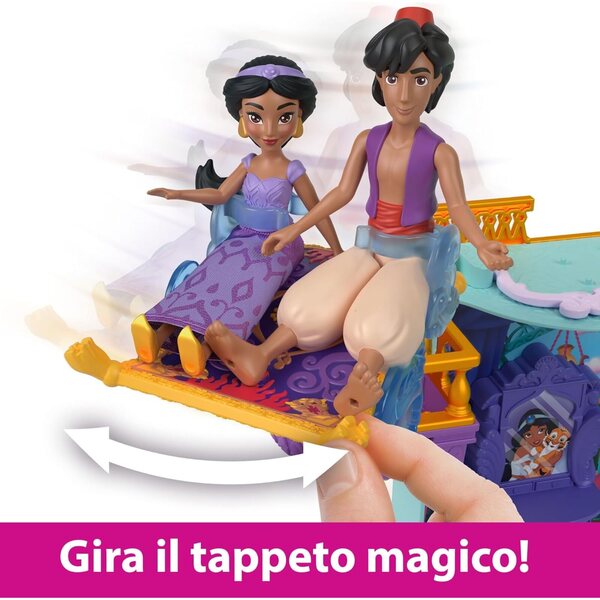 Mattel Disney Princess Jasmine's Castle Spielset mit Puppe und Zubehör ab 3 Jahren