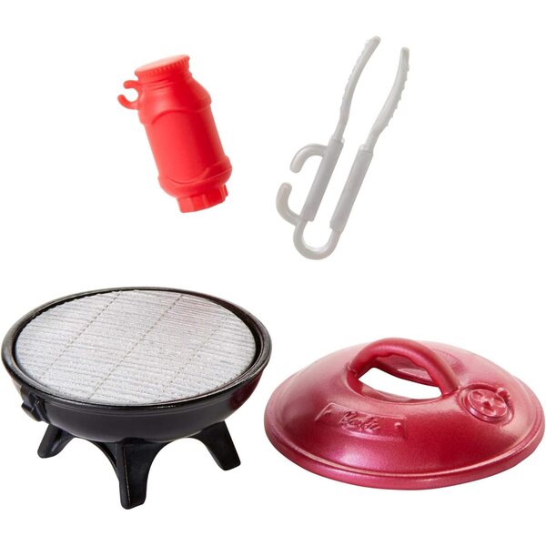 Barbie-Grillset und Zubehör – Puppenspielset mit thematischem Zubehör