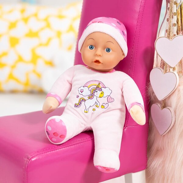 Bayer Design Kuschelpuppe 30 cm rosa Einhorn – perfekt zum Kuscheln und Spielen