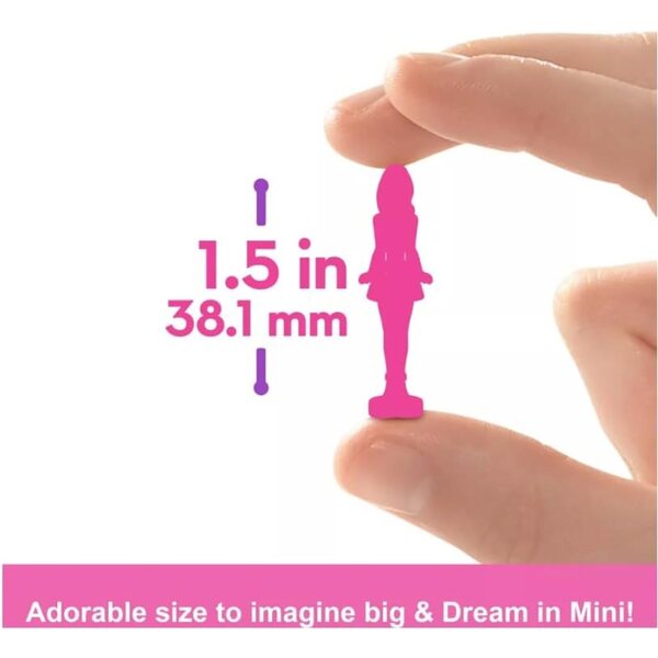 Mini BarbieLand Fashionistas: Bambole da 3,8 cm in tubetto di rossetto, confezione 2