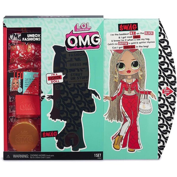LOL Surprise OMG Swag Bambola Moda con 20 Sorprese e Cabina Armadio