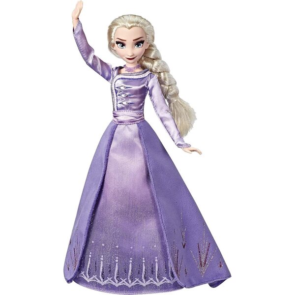 Disney Frozen 2 Elsa Arendelle Puppe mit schattiertem blauen Reisekleid und Accessoires