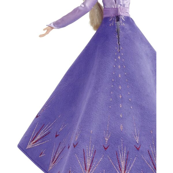 Bambola Disney Frozen 2 Elsa Arendelle con Abito da Viaggio Blu Ombreggiato e Accessori