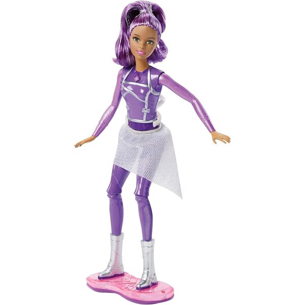 Galaktischer Barbie-Skate mit Lichtern und Geräuschen – Interaktives Spiel für Kinder