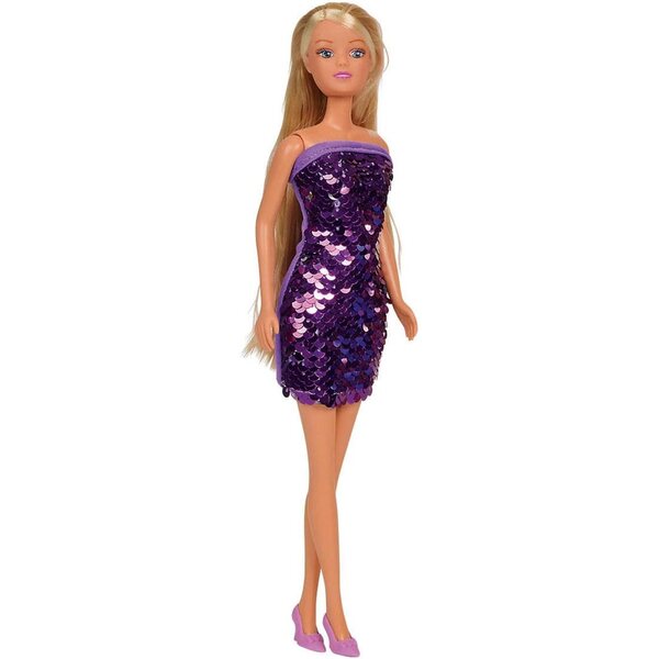 Simba Steffi Love Swap Puppe 29 cm mit Paillettenkleid – Safe Play 3+