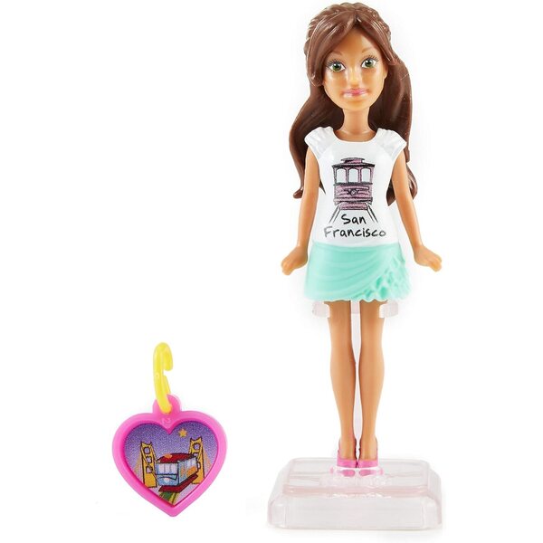 Barbie San Francisco Puppe mit Originalzubehör für kreative Spiele