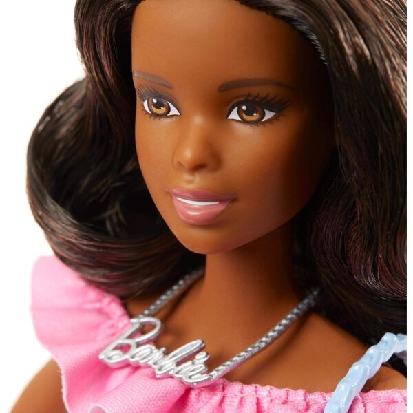 Afroamerikanische Barbie mit Schönheitssalon-Spielset und Zubehör – Spiel für Kinder ab 3 Jahren
