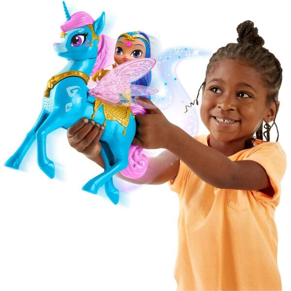 Bambola Zahracorn di Shimmer & Shine con 35 canzoni, suoni e frasi magiche
