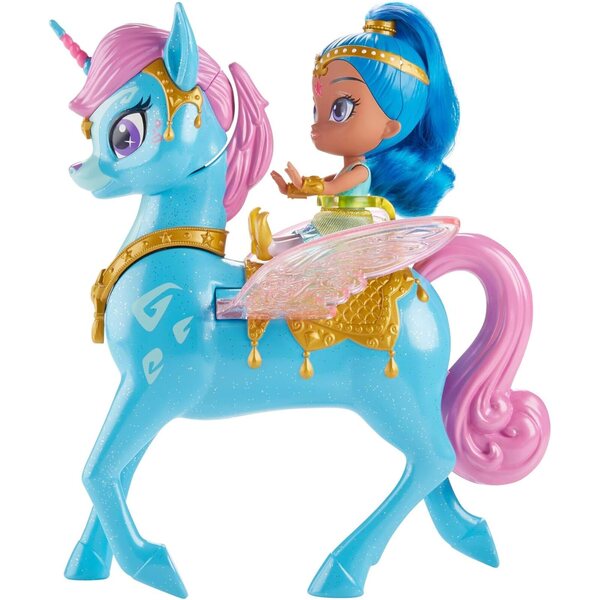 Bambola Zahracorn di Shimmer & Shine con 35 canzoni, suoni e frasi magiche
