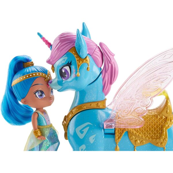 Bambola Zahracorn di Shimmer & Shine con 35 canzoni, suoni e frasi magiche