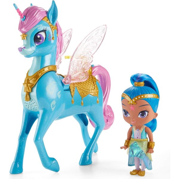 Bambola Zahracorn di Shimmer & Shine con 35 canzoni, suoni e frasi magiche