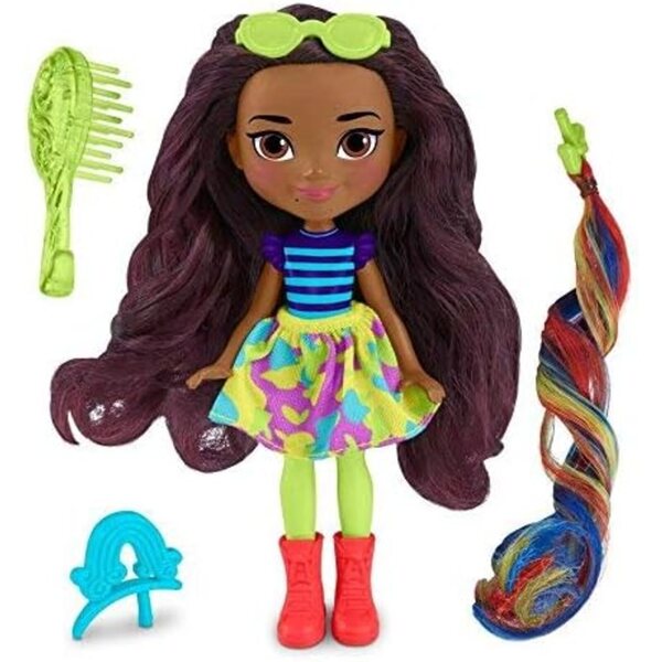 Mattel Bambola Sunny Day con Accessori Pop-In Style Rox per Bambini Creativi