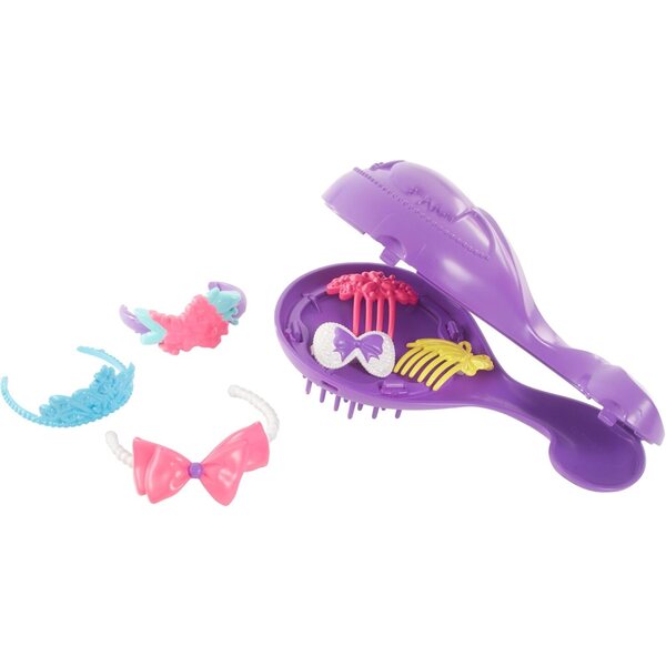 Barbie Dreamtopia 43 cm Blonde Puppe mit Regenbogenkleid und Haarschmuck