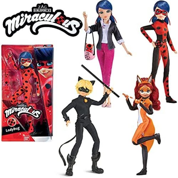 Realistische Bandai Ladybug-Puppen mit 11 Artikulationspunkten, verschiedene Modelle