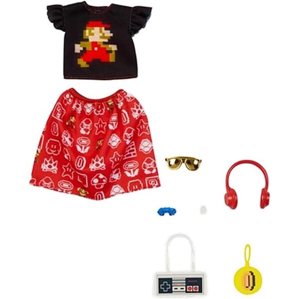 Barbie Storytelling Fashion Pack ispirato a Super Mario con 6 accessori per bambole