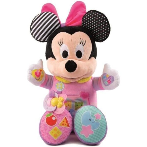 Clementoni Disney Minnie Interaktive Puppe mit Lernzubehör für Kinder ab 12 Monaten