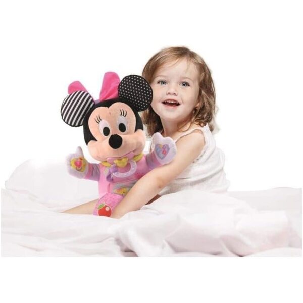 Clementoni Disney Minnie Interaktive Puppe mit Lernzubehör für Kinder ab 12 Monaten