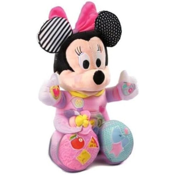 Clementoni Disney Minnie Interaktive Puppe mit Lernzubehör für Kinder ab 12 Monaten