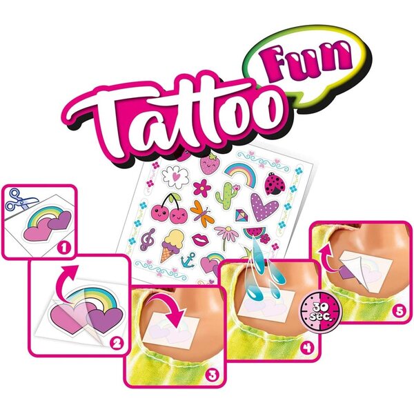 Steffi Love Tattoo Bambola 29 cm con oltre 20 tatuaggi, abito alla moda per bimbi 3+