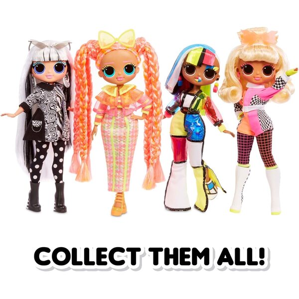 LOL Surprise OMG Lights Groovy Babe con 15 Sorprese e Accessori alla Moda
