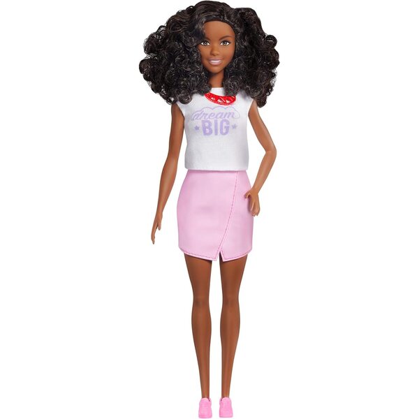 Barbie Careers Surprise Kleider, afroamerikanische Puppe mit 2 Kleidungsstücken und Accessoires für Kinder ab 3 Jahren