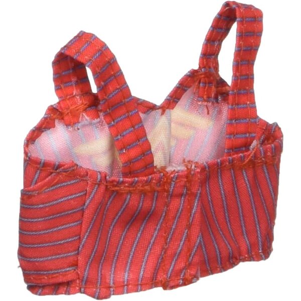 Barbie Wonder Woman Canotta Rosso e Oro con Logo, Abbigliamento Bambole 3-8 Anni
