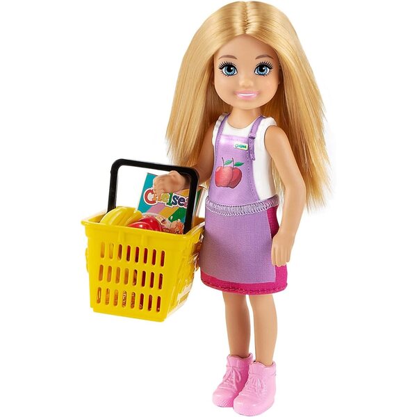 Barbie Playset Chiosco degli Snack con Chelsea e 15+ Accessori per Bambini 3+