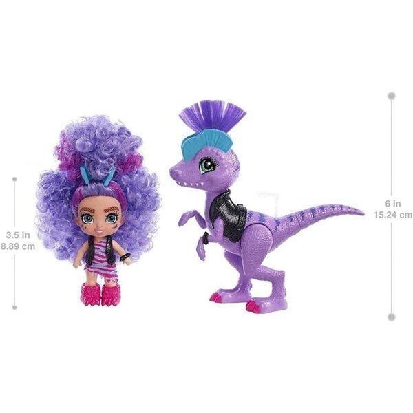 Cave Club Paleopupa Rebel con Dinosauro Viola e Abito Preistorico per Bambini 4+