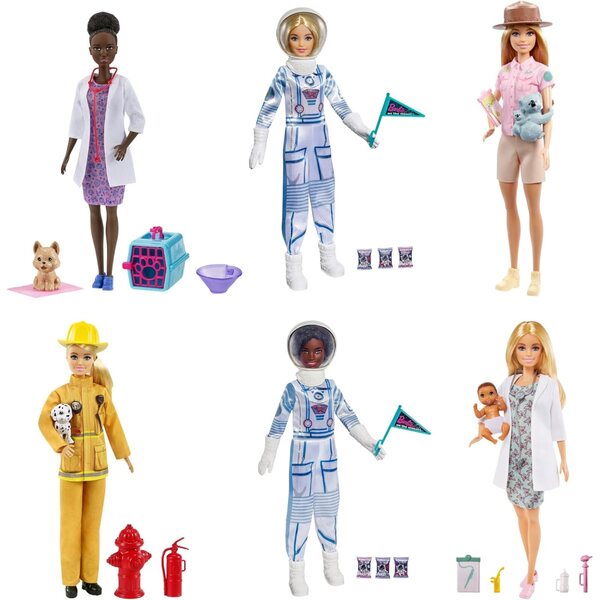Barbie Carriere Deluxe GYJ98 - Bambola alla moda con accessori esclusivi multicolore