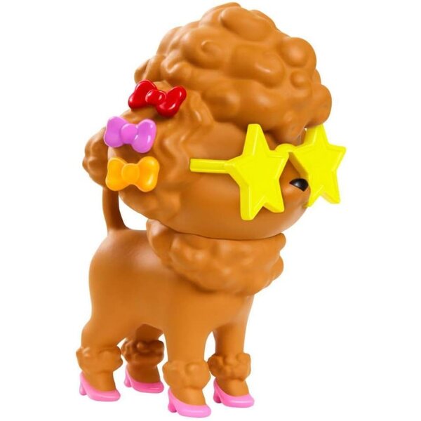 Barbie Extra con Capelli Cotonati e Cucciolo - Stile Unico e Accessori Fashion